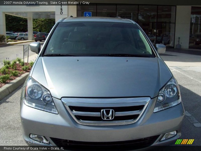 Slate Green Metallic / Gray 2007 Honda Odyssey Touring