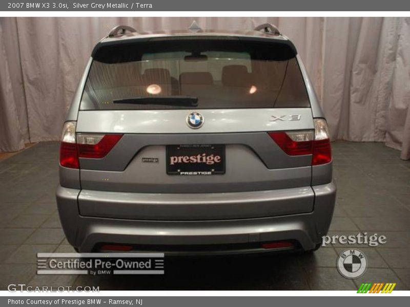 Silver Grey Metallic / Terra 2007 BMW X3 3.0si