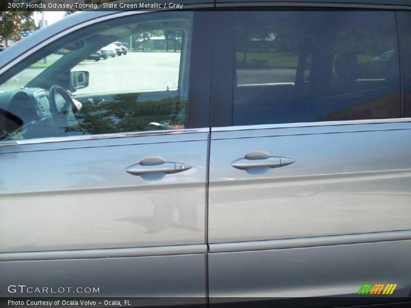 Slate Green Metallic / Gray 2007 Honda Odyssey Touring