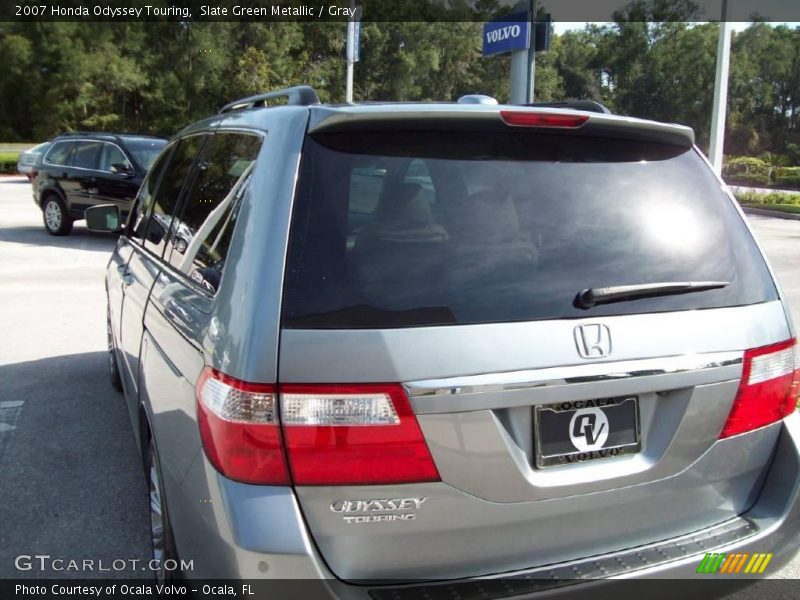Slate Green Metallic / Gray 2007 Honda Odyssey Touring