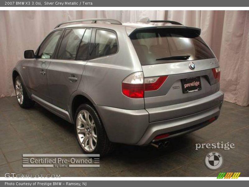 Silver Grey Metallic / Terra 2007 BMW X3 3.0si