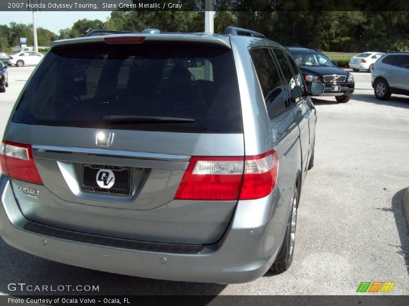 Slate Green Metallic / Gray 2007 Honda Odyssey Touring