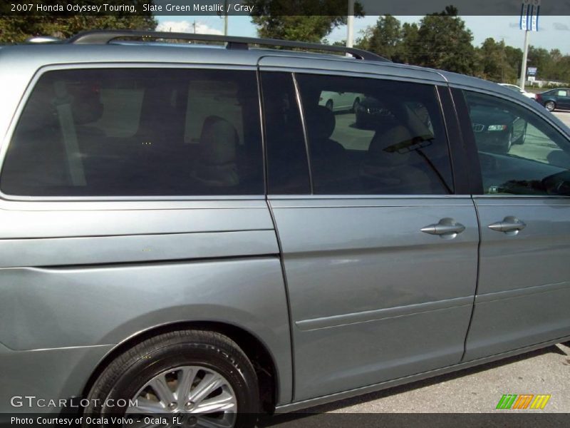 Slate Green Metallic / Gray 2007 Honda Odyssey Touring