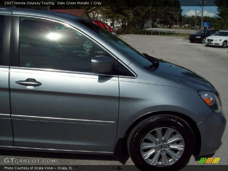 Slate Green Metallic / Gray 2007 Honda Odyssey Touring