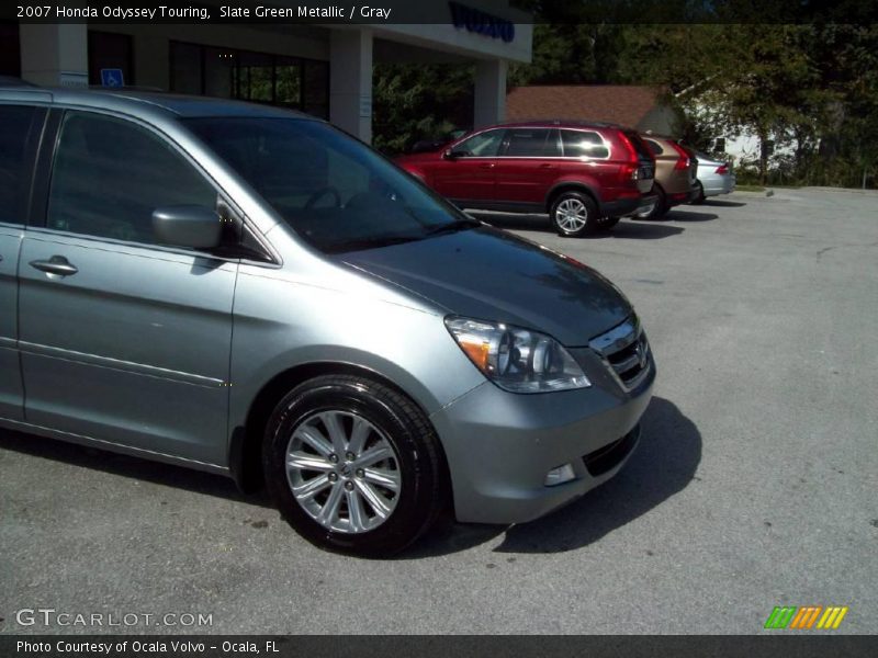 Slate Green Metallic / Gray 2007 Honda Odyssey Touring