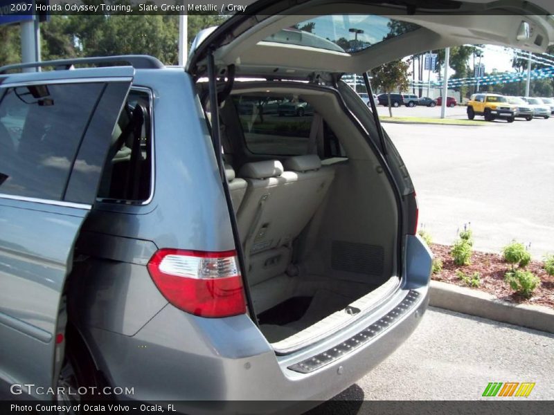 Slate Green Metallic / Gray 2007 Honda Odyssey Touring
