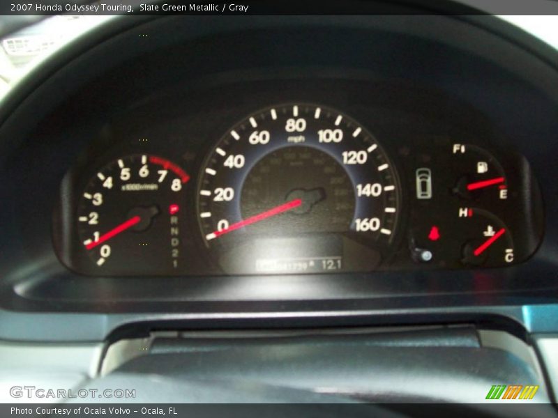 Slate Green Metallic / Gray 2007 Honda Odyssey Touring