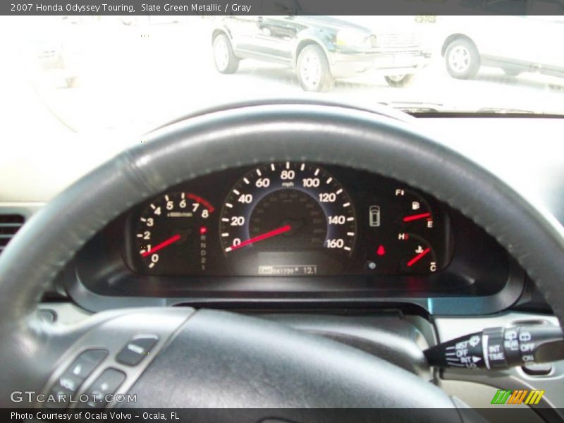 Slate Green Metallic / Gray 2007 Honda Odyssey Touring