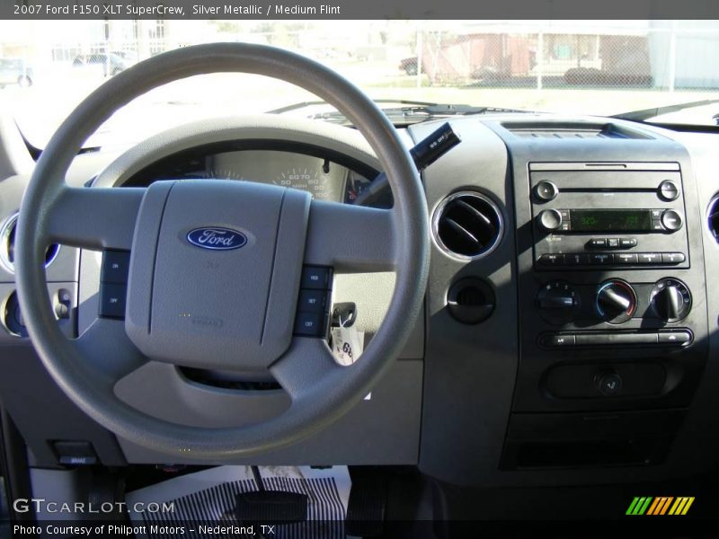 Silver Metallic / Medium Flint 2007 Ford F150 XLT SuperCrew