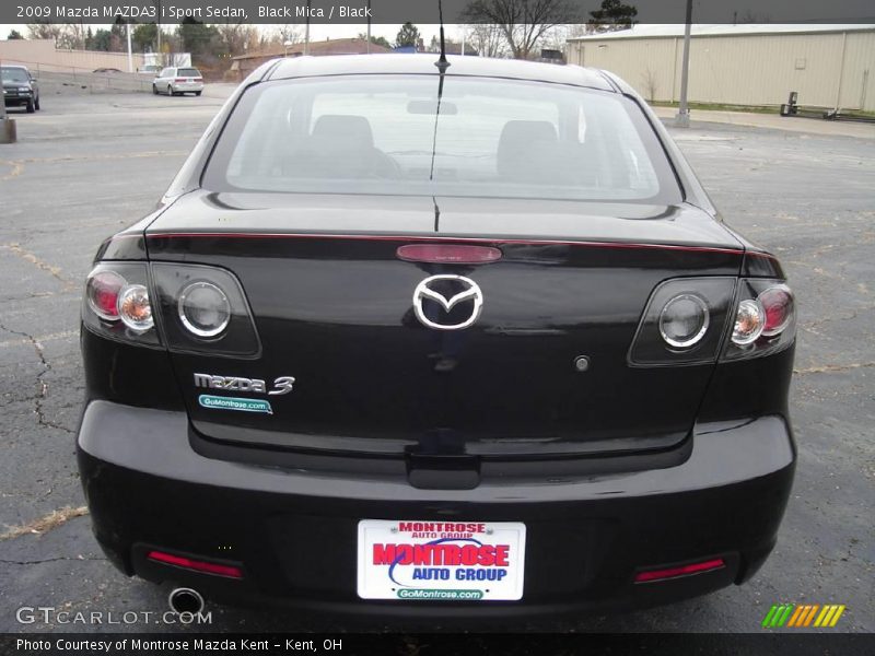 Black Mica / Black 2009 Mazda MAZDA3 i Sport Sedan