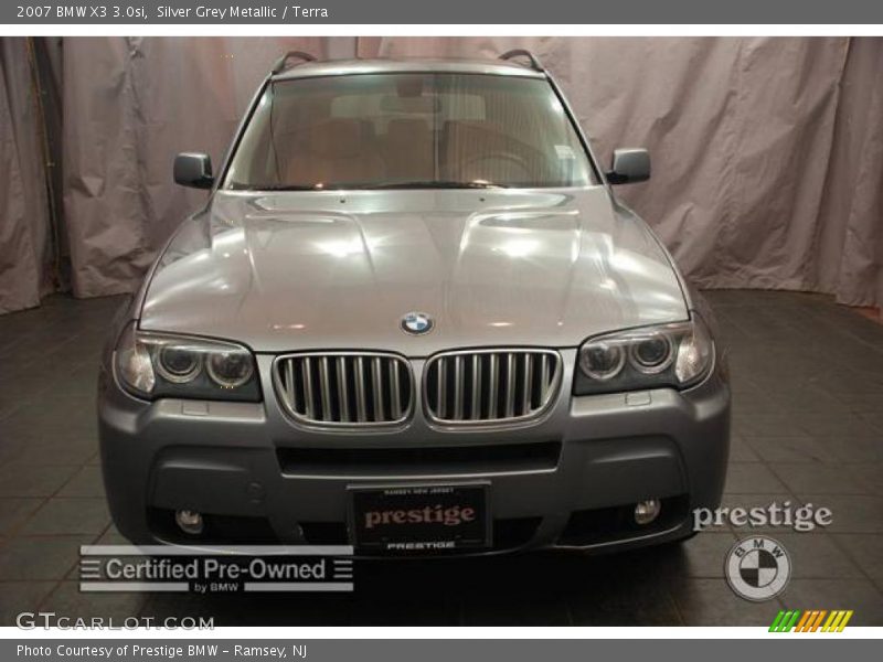 Silver Grey Metallic / Terra 2007 BMW X3 3.0si