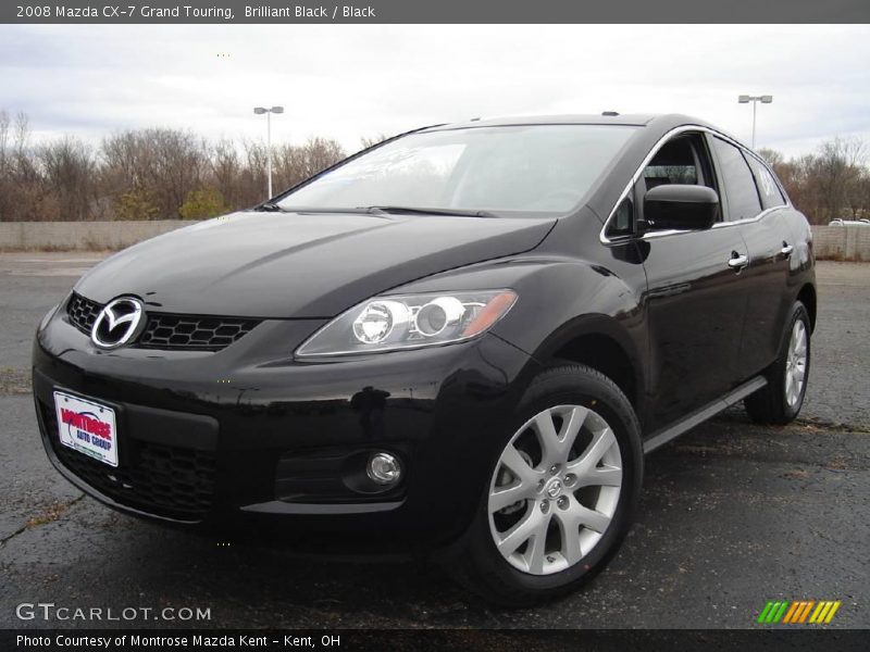 Brilliant Black / Black 2008 Mazda CX-7 Grand Touring