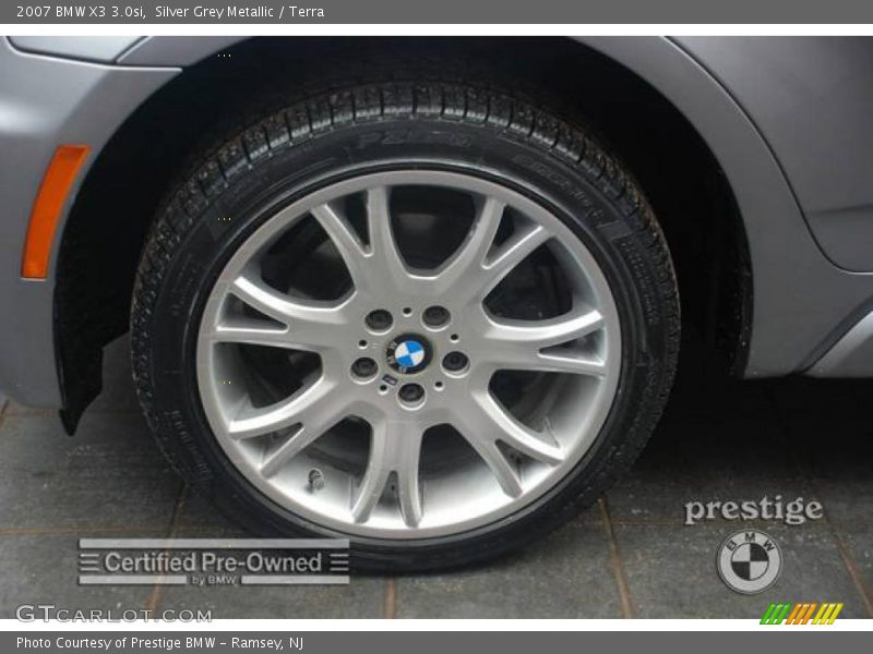 Silver Grey Metallic / Terra 2007 BMW X3 3.0si