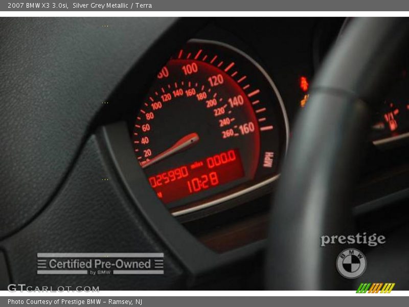 Silver Grey Metallic / Terra 2007 BMW X3 3.0si