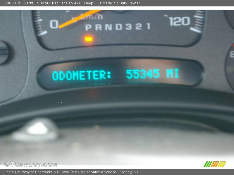 Deep Blue Metallic / Dark Pewter 2006 GMC Sierra 1500 SLE Regular Cab 4x4