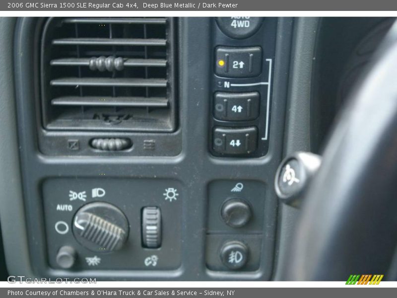 Deep Blue Metallic / Dark Pewter 2006 GMC Sierra 1500 SLE Regular Cab 4x4