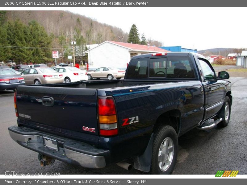 Deep Blue Metallic / Dark Pewter 2006 GMC Sierra 1500 SLE Regular Cab 4x4