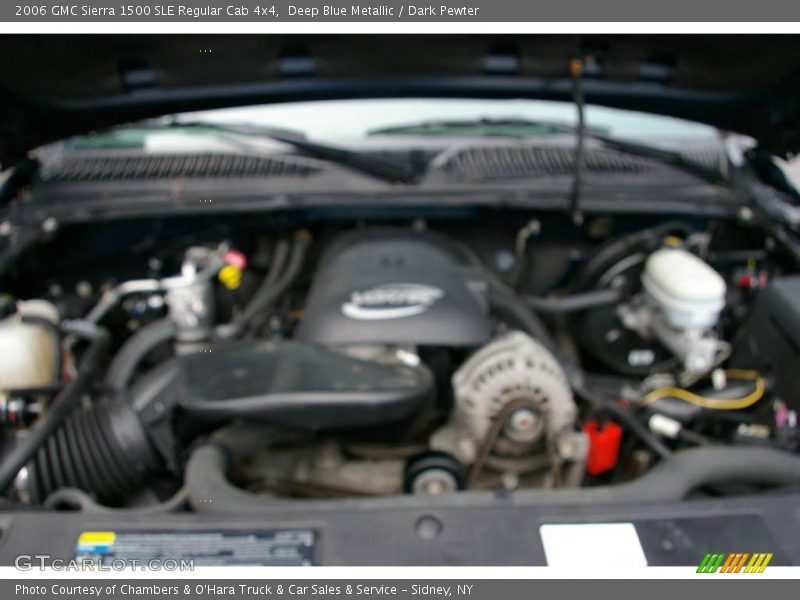Deep Blue Metallic / Dark Pewter 2006 GMC Sierra 1500 SLE Regular Cab 4x4