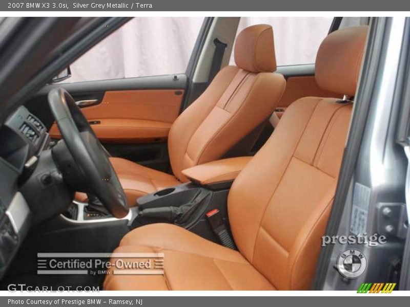 Silver Grey Metallic / Terra 2007 BMW X3 3.0si