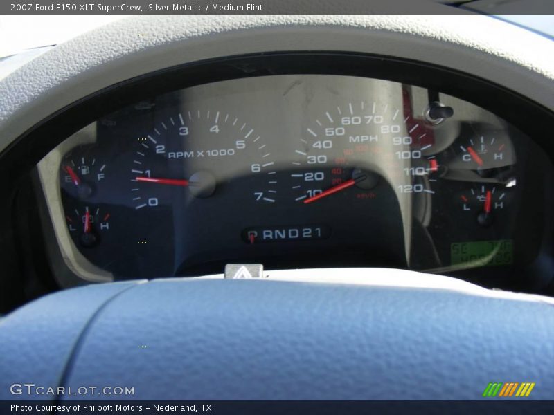 Silver Metallic / Medium Flint 2007 Ford F150 XLT SuperCrew
