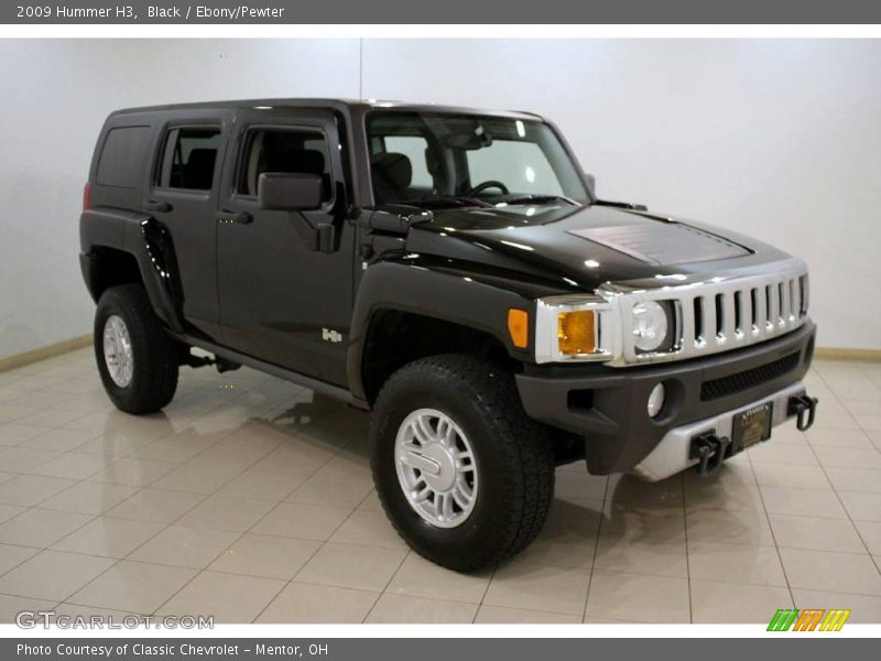 Black / Ebony/Pewter 2009 Hummer H3