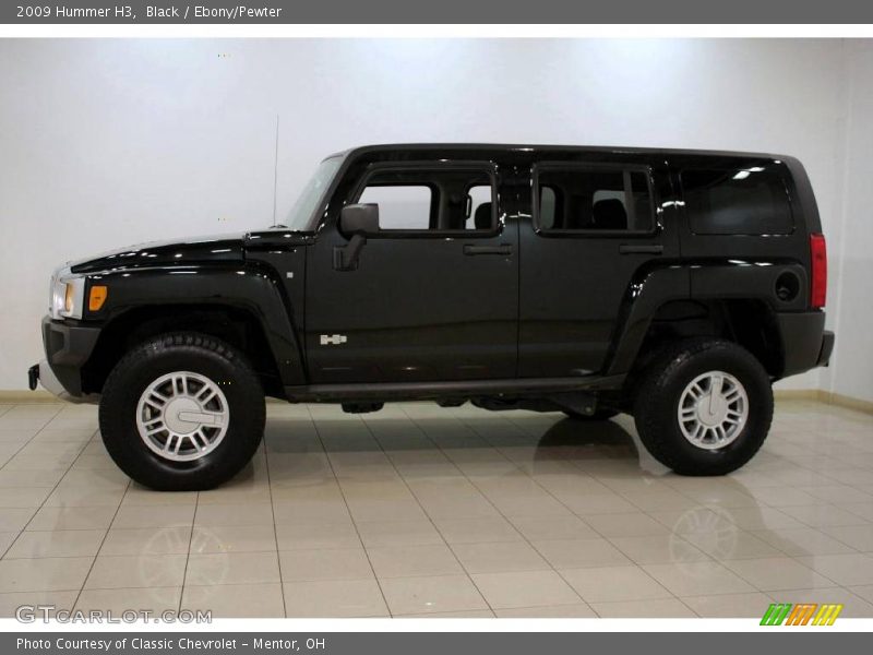 Black / Ebony/Pewter 2009 Hummer H3