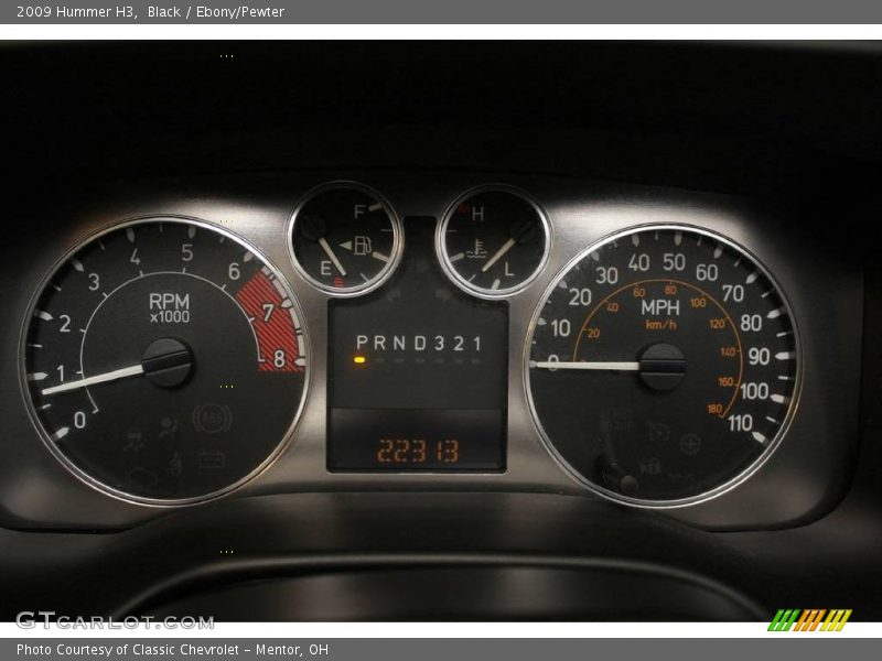 Black / Ebony/Pewter 2009 Hummer H3