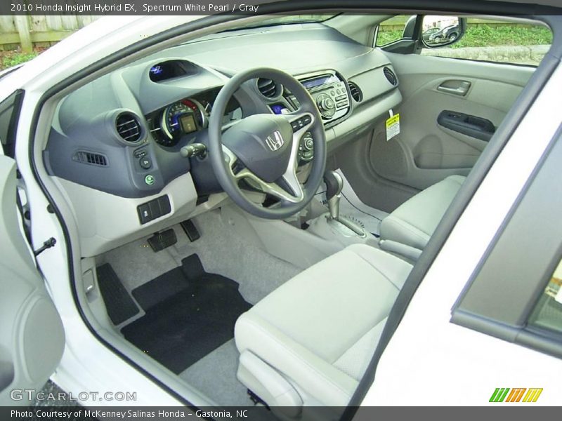 Spectrum White Pearl / Gray 2010 Honda Insight Hybrid EX