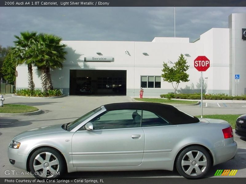 Light Silver Metallic / Ebony 2006 Audi A4 1.8T Cabriolet