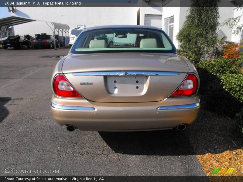 Topaz Metallic / Sand 2004 Jaguar XJ XJ8