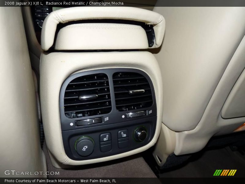 Radiance Red Metallic / Champagne/Mocha 2008 Jaguar XJ XJ8 L