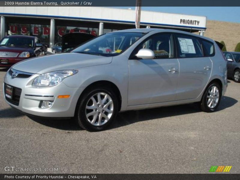 Quicksilver / Gray 2009 Hyundai Elantra Touring