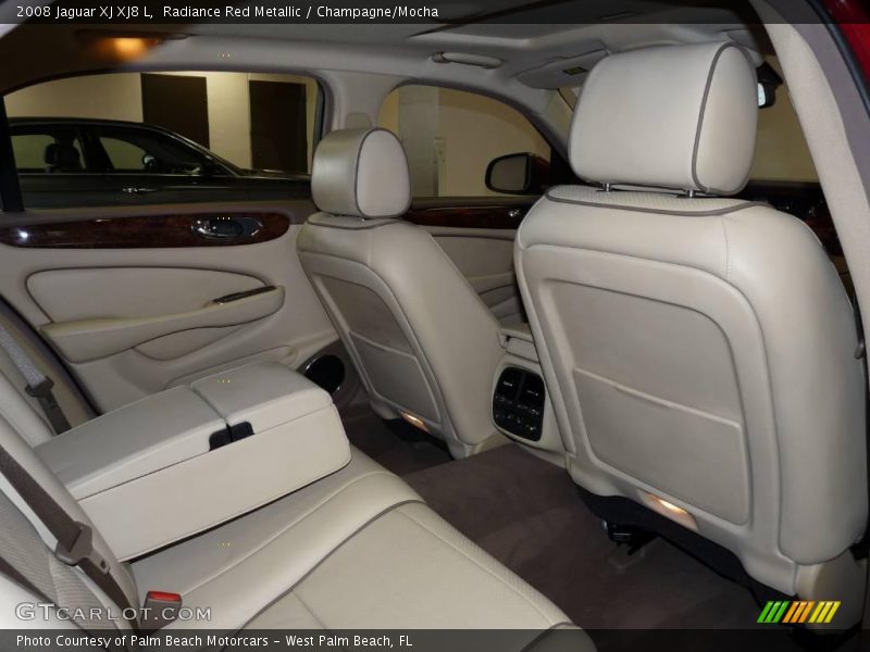 Radiance Red Metallic / Champagne/Mocha 2008 Jaguar XJ XJ8 L