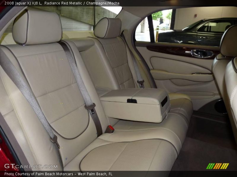 Radiance Red Metallic / Champagne/Mocha 2008 Jaguar XJ XJ8 L