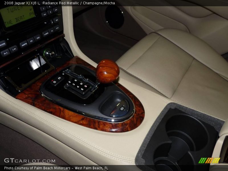 Radiance Red Metallic / Champagne/Mocha 2008 Jaguar XJ XJ8 L