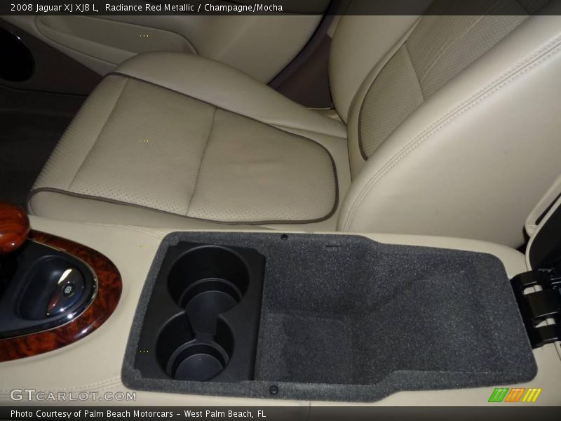 Radiance Red Metallic / Champagne/Mocha 2008 Jaguar XJ XJ8 L