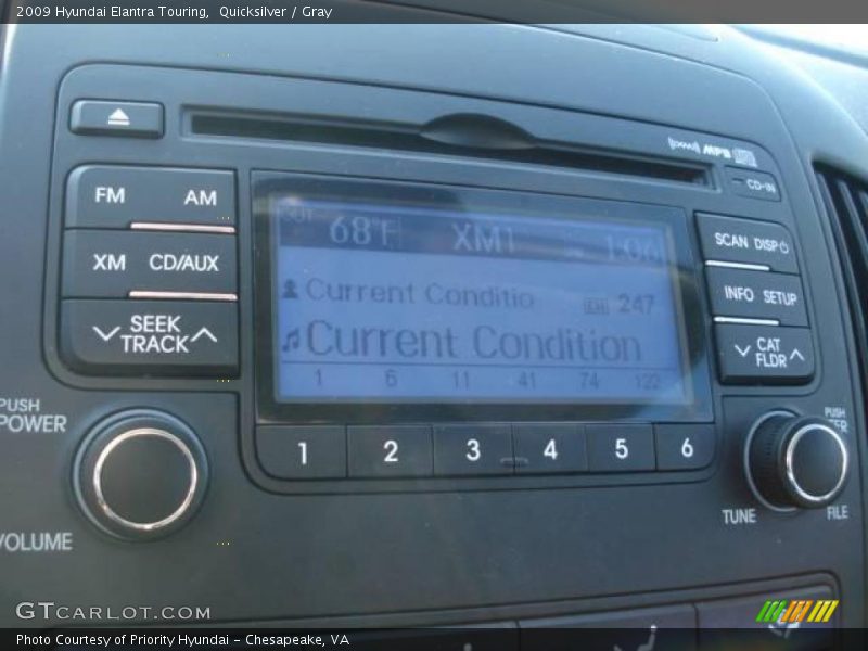 Quicksilver / Gray 2009 Hyundai Elantra Touring