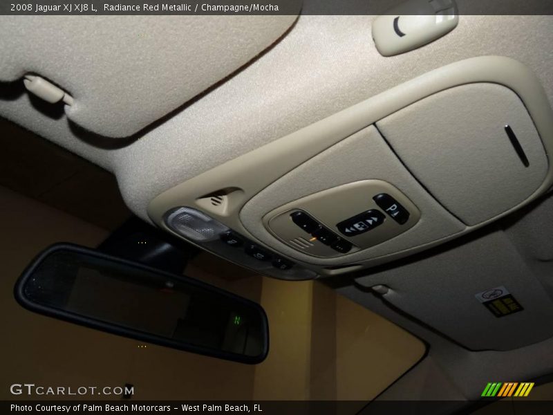 Radiance Red Metallic / Champagne/Mocha 2008 Jaguar XJ XJ8 L