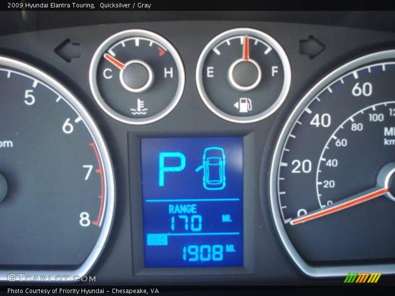 Quicksilver / Gray 2009 Hyundai Elantra Touring