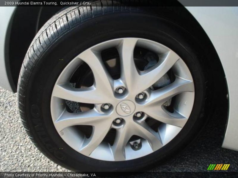 Quicksilver / Gray 2009 Hyundai Elantra Touring