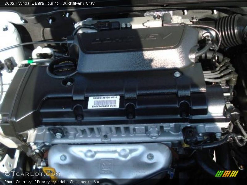 Quicksilver / Gray 2009 Hyundai Elantra Touring