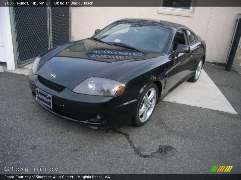 Obsidian Black / Black 2006 Hyundai Tiburon GT