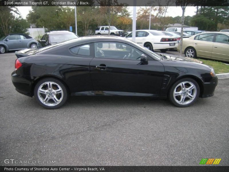 Obsidian Black / Black 2006 Hyundai Tiburon GT