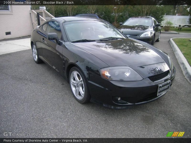 Obsidian Black / Black 2006 Hyundai Tiburon GT