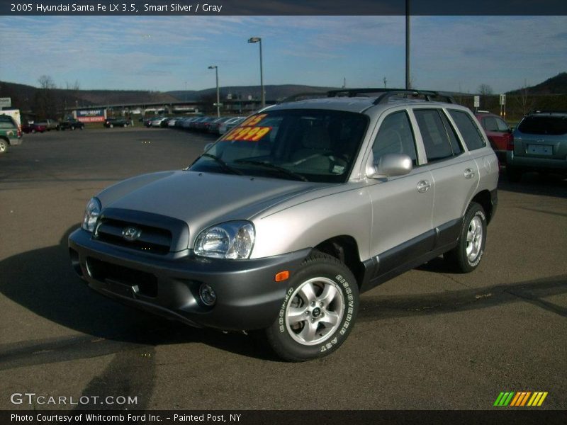 Smart Silver / Gray 2005 Hyundai Santa Fe LX 3.5