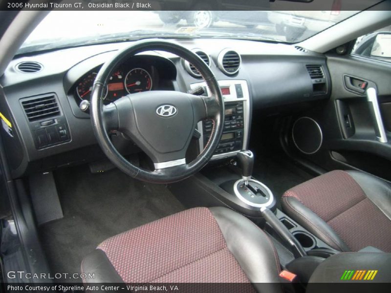 Obsidian Black / Black 2006 Hyundai Tiburon GT