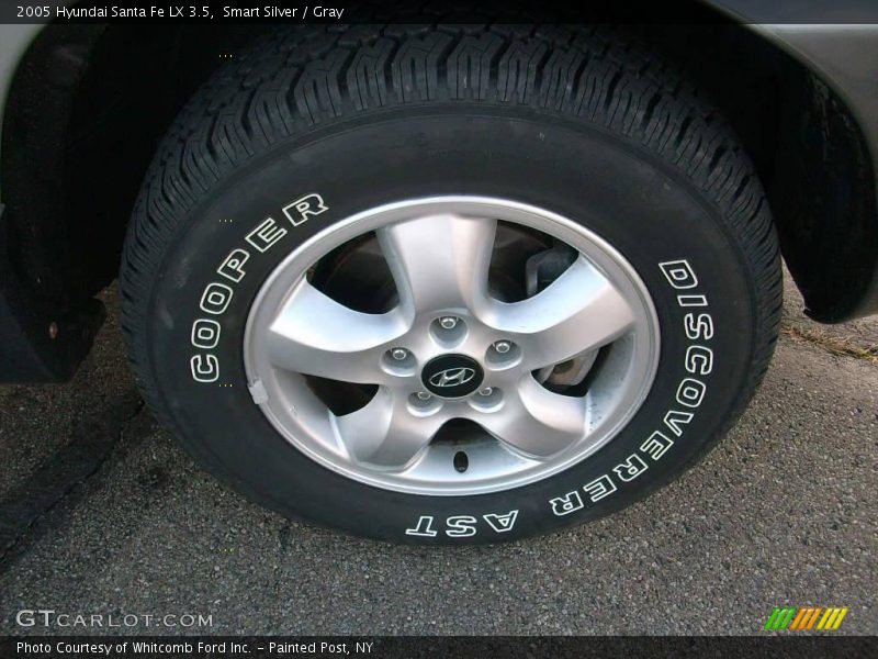 Smart Silver / Gray 2005 Hyundai Santa Fe LX 3.5