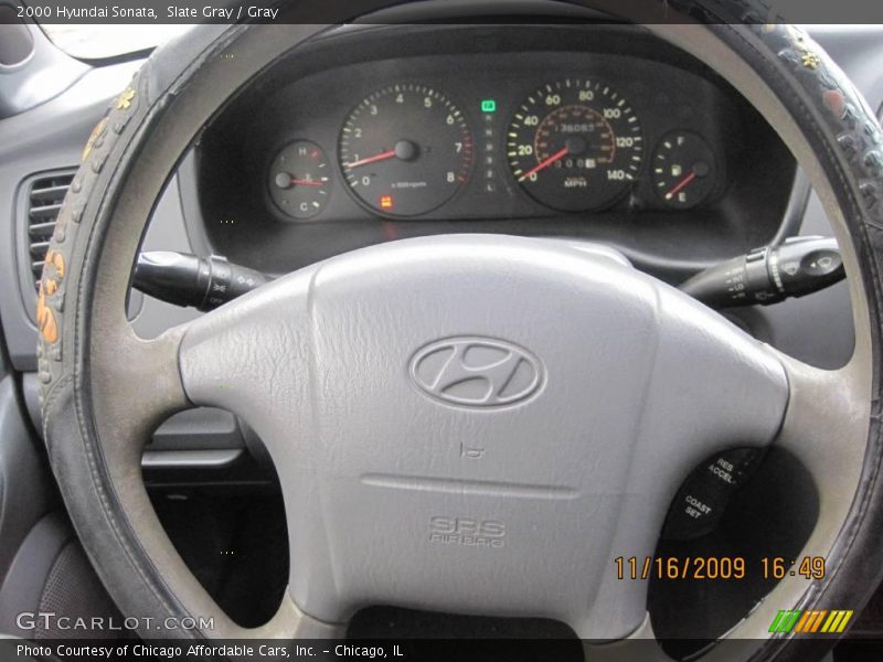 Slate Gray / Gray 2000 Hyundai Sonata