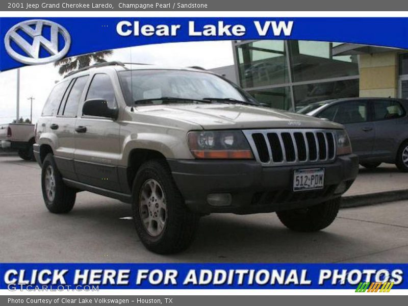 Champagne Pearl / Sandstone 2001 Jeep Grand Cherokee Laredo