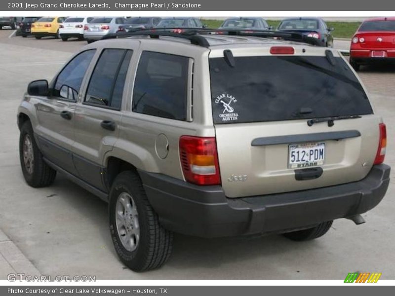 Champagne Pearl / Sandstone 2001 Jeep Grand Cherokee Laredo